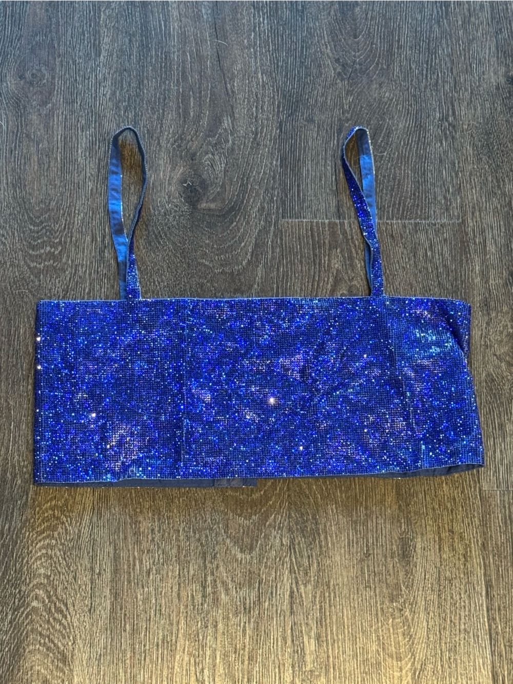 12th Tribe Shira Rhinestone Crop Top Size M